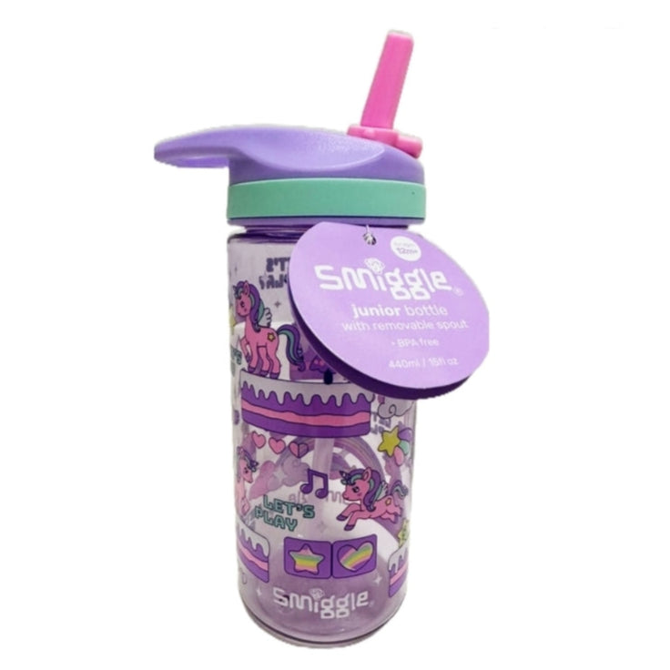 Smiggle Water Bottle Rainbow Unicorn 440ml