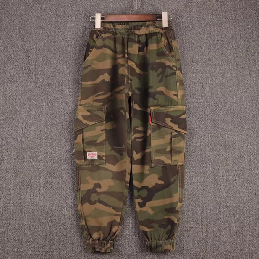 Army-Style Cargo Pants for Boys | 12Y