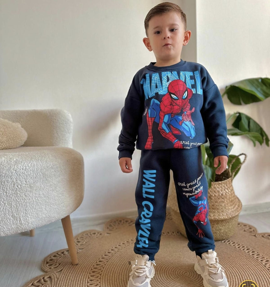 Kids’ Spider-Man Warm Fleece Outfit Set / 3–10Y