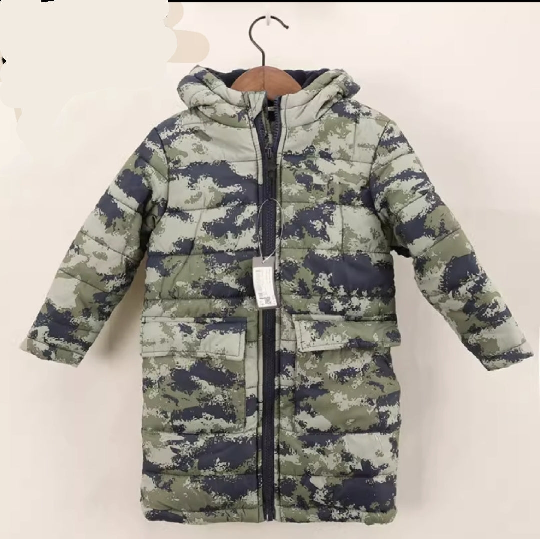 Warm Army Jacket for Boys Size 11-12y