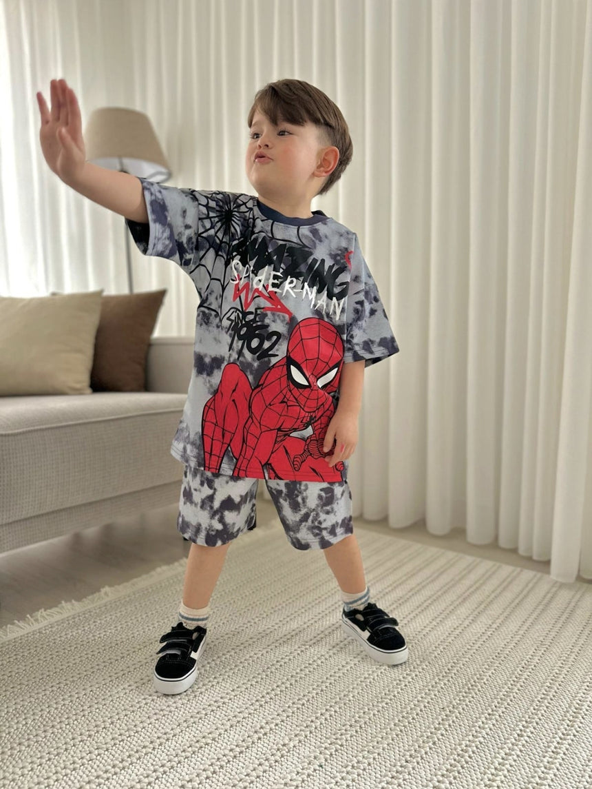 Boys’ Cotton Spider-Man Summer Set / 3–8Y
