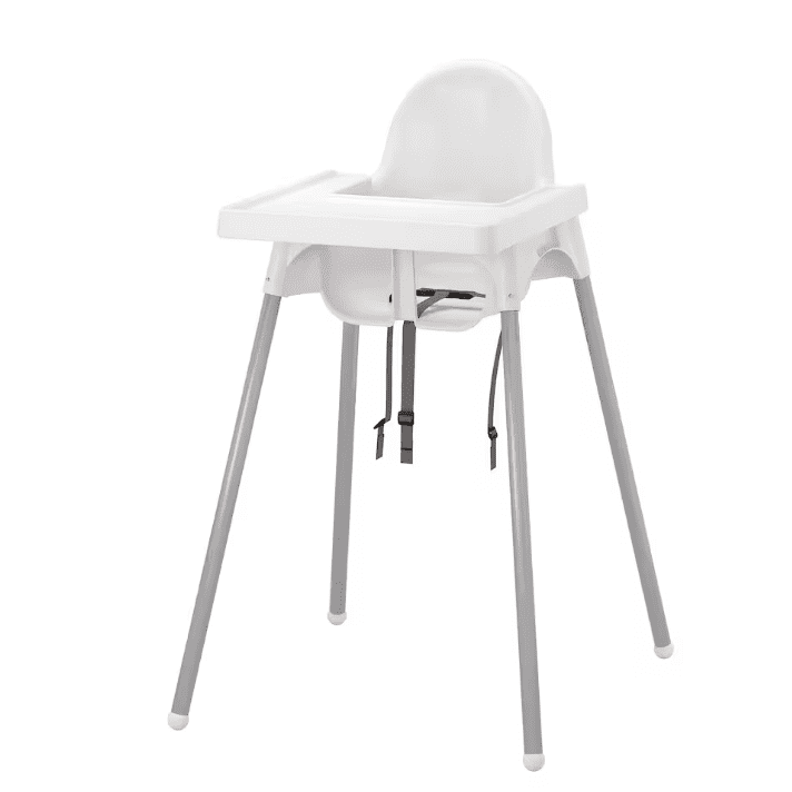 IKEA Highchair White Silver