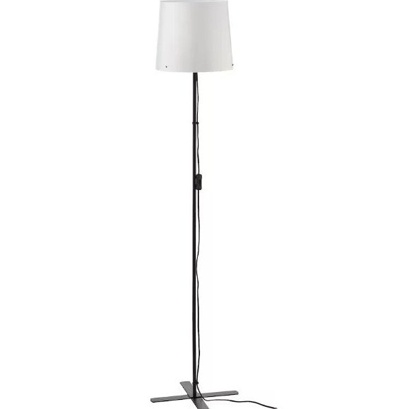 IKEA Floor Lamp 150 cm Black White