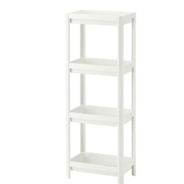 IKEA Shelf Unit 37x23x101 cm White