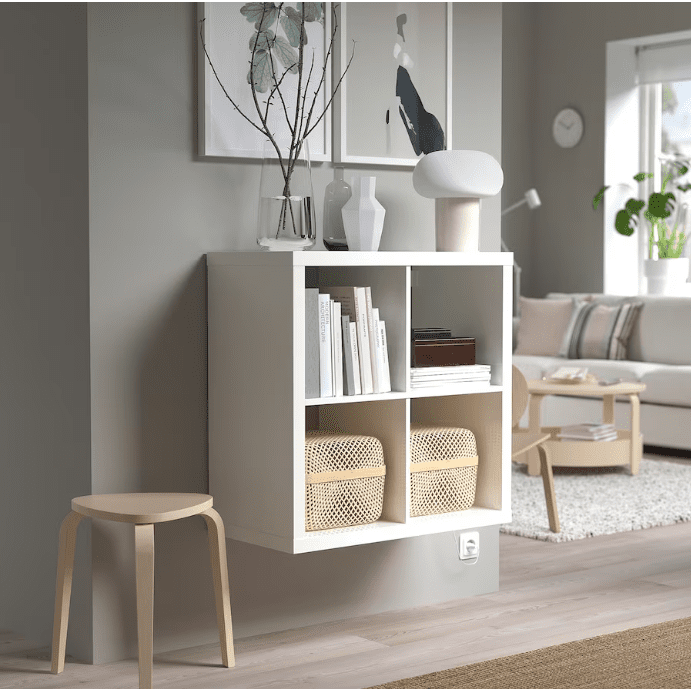 IKEA KALLAX Shelving unit, white, 77x77 cm