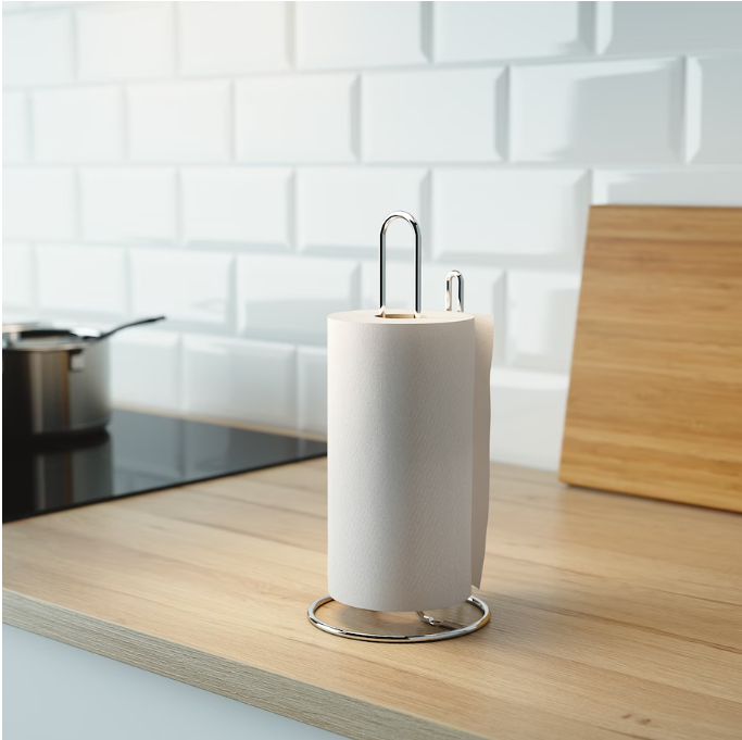 IKEA Kitchen Roll Holder Silver