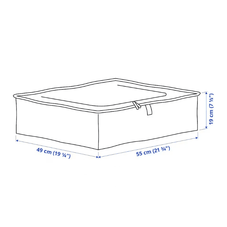 IKEA Storage case, 55x49x19 cm