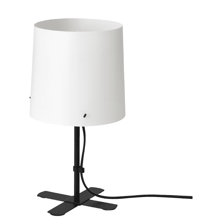 IKEA Table Lamp 31 cm Black White