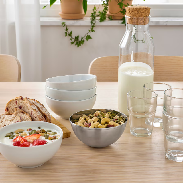 IKEA BLANDA BLANK Stainless Steel Serving Bowl