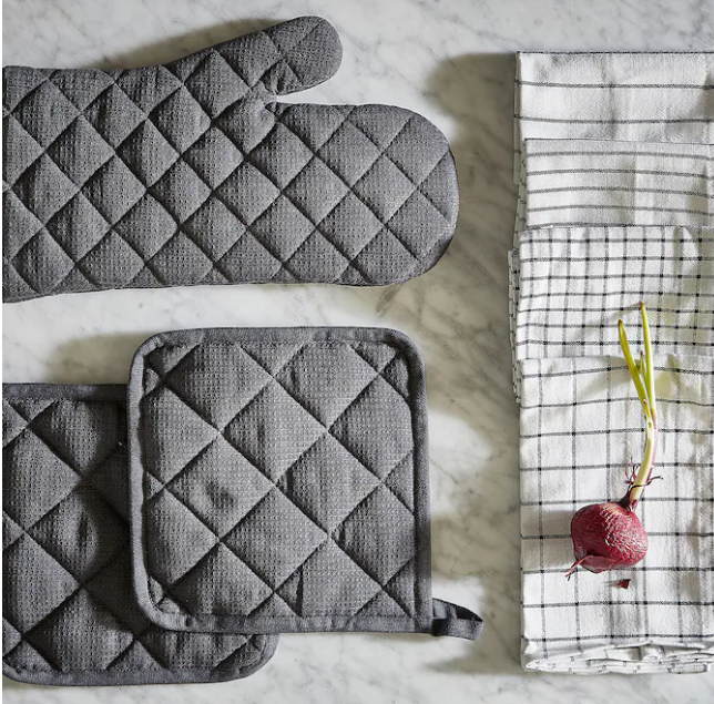 IKEA Polyester Pot Holder 21x21 cm Grey