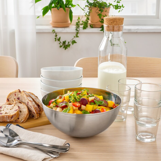 IKEA BLANDA Stainless Steel Serving Bowl 20 cm