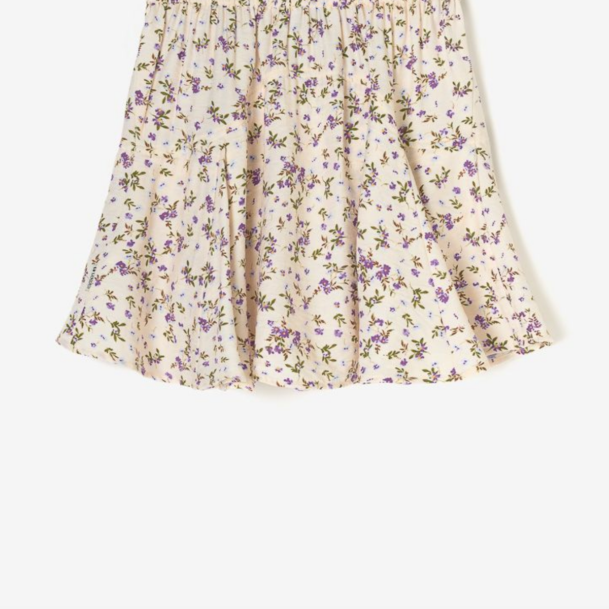 Lavender Blooms Mini Skirt