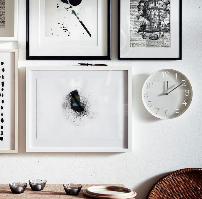 IKEA Tromma Wall Clock in White 25 cm