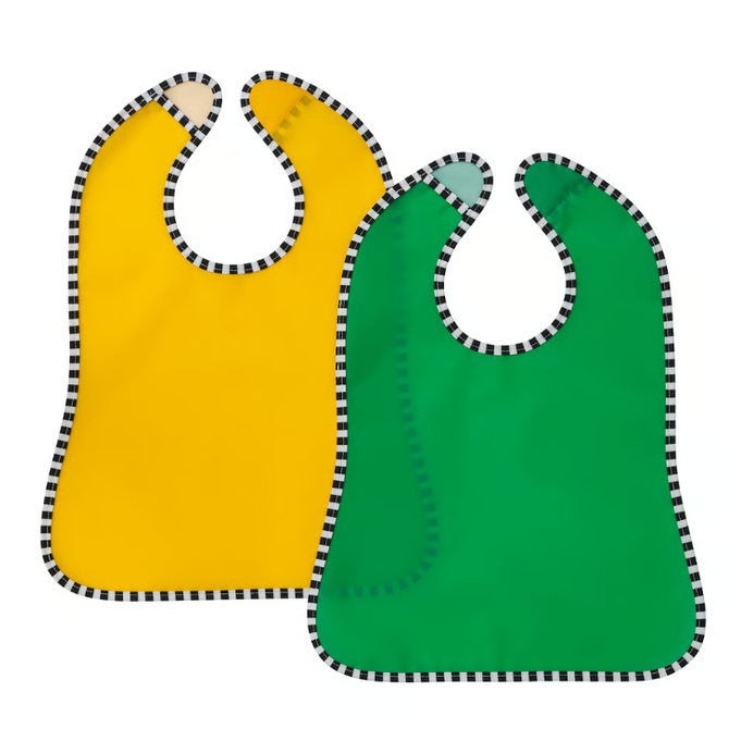 Ikea Gronfink Bib Green Yellow