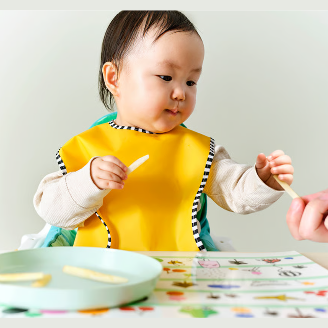 Ikea Gronfink Bib Green Yellow