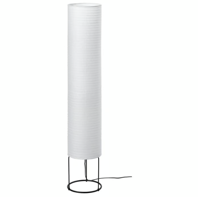 IKEA STRANDAD Floor lamp, white/black
