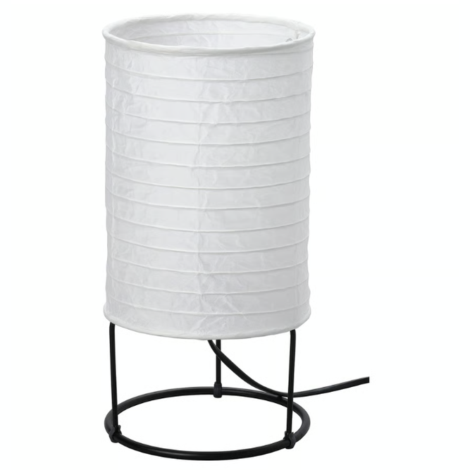 IKEA STRANDAD Table Lamp 29 cm White Black