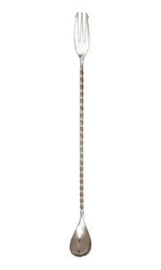 Barspoon with fork Cocktail -  L.50cm