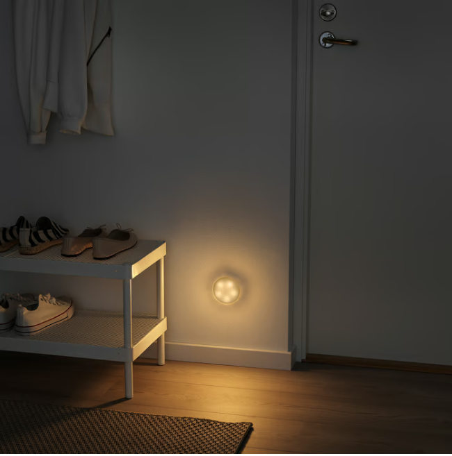 IKEA MOLGAN LED Night Light White