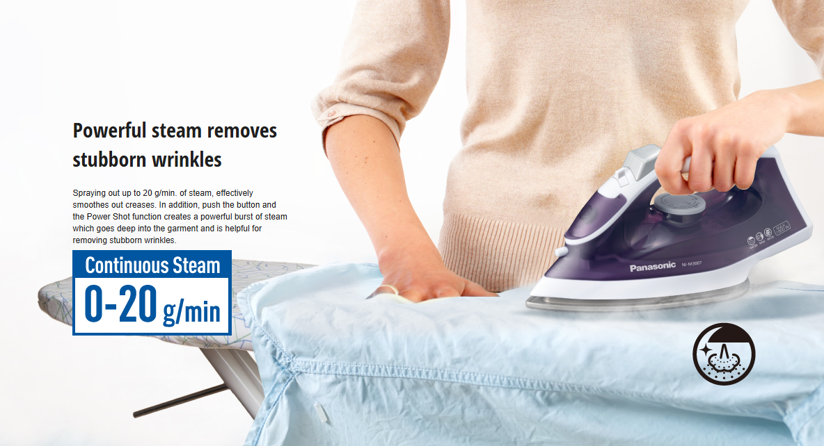 Panasonic Light & Easy 1800W Steam Iron
