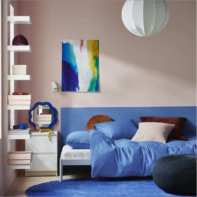 IKEA PILTANDVINGE Duvet Cover And 2 Pillowcases Blue 50x80 cm
