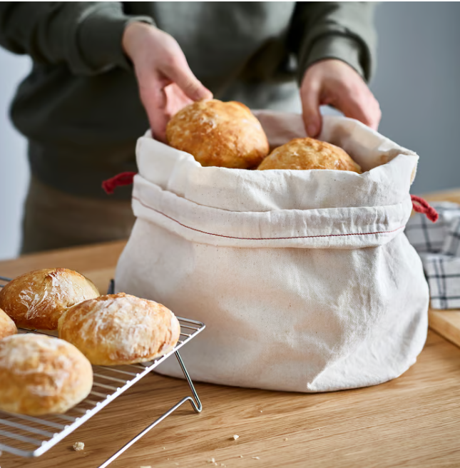 IKEA GULLRISMOTT Food Storage Bag Bread 29x22x20 cm
