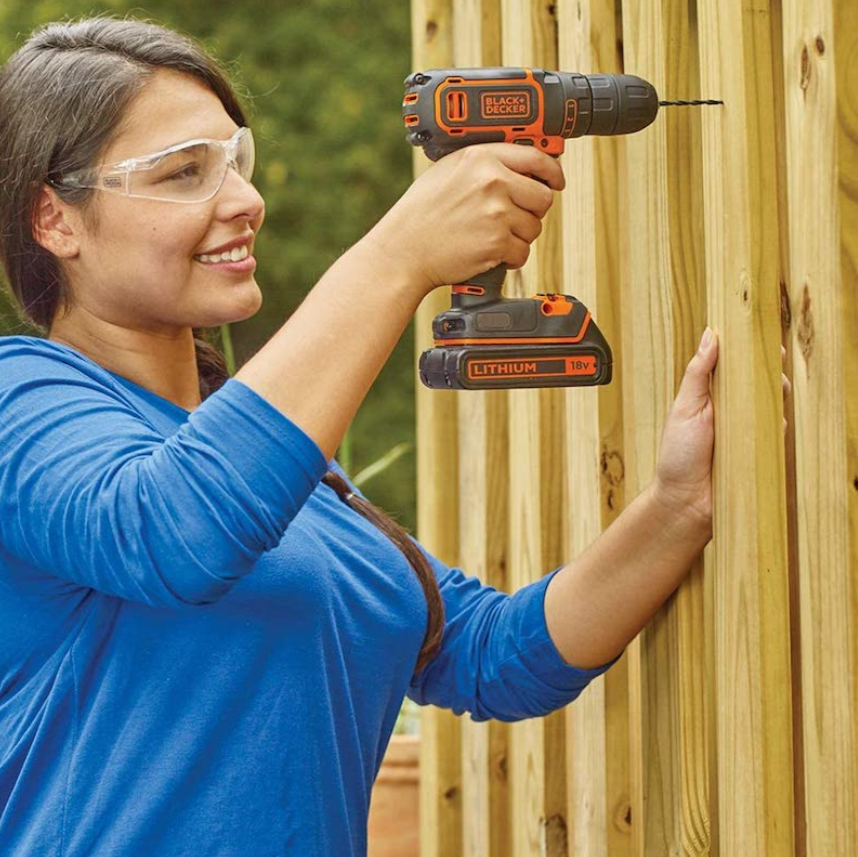 Black+Decker 18V Lithium-ion Drill Driver