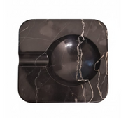 Square Marble Cigar Ashtray Handmade 13x13cm, H 3cm, Porto Oro  Square Marble Cigar Ashtray Handmade 13x13cm, H 3cm, Porto Oro Square Marble Cigar Ashtray Handmade 13x13cm, H 3cm, Porto Oro The German Outlet