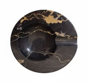 Round Marble Cigar Ashtray Handmade 13cm, Porto Oro  Round Marble Cigar Ashtray Handmade 13cm, Porto Oro Round Marble Cigar Ashtray Handmade 13cm, Porto Oro The Chefs Warehouse By MG