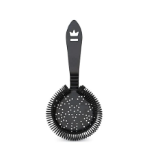 Strainer ANTIQUE-STYLE HAWTHORNE Matt Black  Strainer ANTIQUE-STYLE HAWTHORNE Matt Black Strainer ANTIQUE-STYLE HAWTHORNE Matt Black The Chefs Warehouse By MG