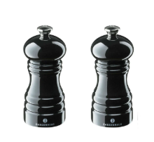 Pepper Mill / Grinder - Berlin Glossy Black 12cm  Pepper Mill / Grinder - Berlin Glossy Black 12cm Pepper Mill / Grinder - Berlin Glossy Black 12cm The Chefs Warehouse By MG