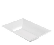 Rectangular Melamine Bowl 2Liter - White  Rectangular Melamine Bowl 2Liter - White Rectangular Melamine Bowl 2Liter - White The Chefs Warehouse By MG