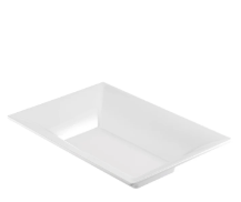 Rectangular Melamine Bowl 2Liter - White  Rectangular Melamine Bowl 2Liter - White Rectangular Melamine Bowl 2Liter - White The Chefs Warehouse By MG