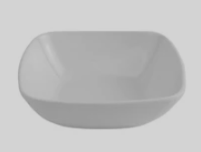 Square Melamine Dish 500ml - White  Square Melamine Dish 500ml - White Square Melamine Dish 500ml - White The Chefs Warehouse By MG