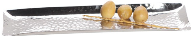 Rectangular Tray S/S Hammered 32.5x12cm  Rectangular Tray S/S Hammered 32.5x12cm Rectangular Tray S/S Hammered 32.5x12cm The Chefs Warehouse By MG