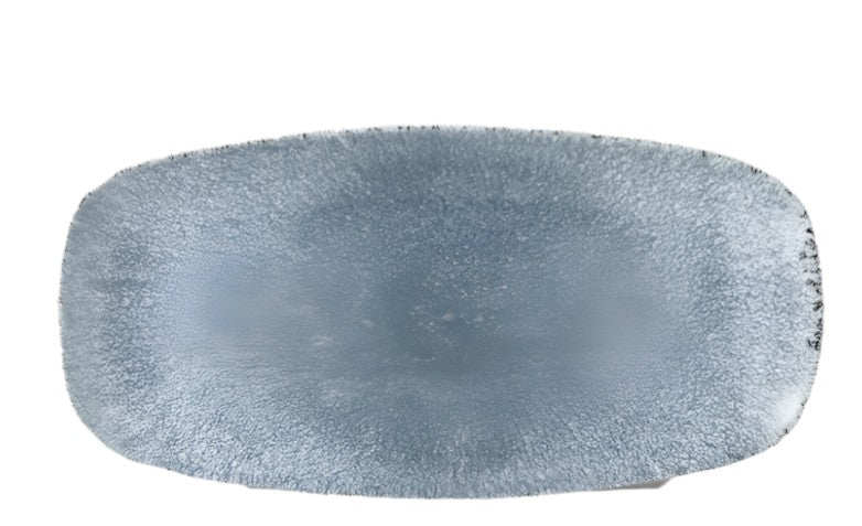 Platter Appetizers Rectangular - Raku Topaz Blue  Platter Appetizers Rectangular - Raku Topaz Blue Platter Appetizers Rectangular - Raku Topaz Blue The Chefs Warehouse By MG