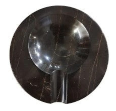 HERA Black Circle Marble Cigar Ashtray - Handmade  HERA Black Circle Marble Cigar Ashtray - Handmade HERA Black Circle Marble Cigar Ashtray - Handmade The Chefs Warehouse By MG