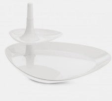2 Tier Serving Stand - Melamine White  2 Tier Serving Stand - Melamine White 2 Tier Serving Stand - Melamine White The Chefs Warehouse By MG