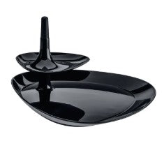 2 Tier Serving Stand - Melamine Black  2 Tier Serving Stand - Melamine Black 2 Tier Serving Stand - Melamine Black The Chefs Warehouse By MG