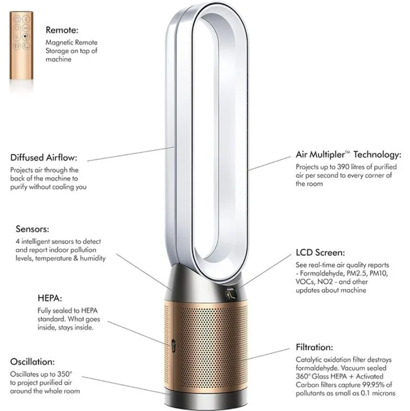 Dyson Purifier Cool Formaldehyde TP09