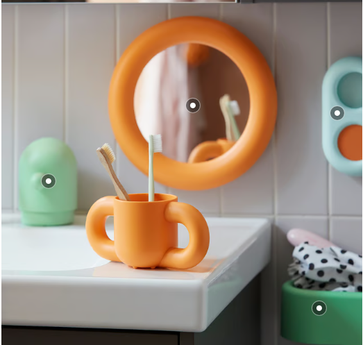 IKEA HUMLESJÖN Mug 31 cl Orange