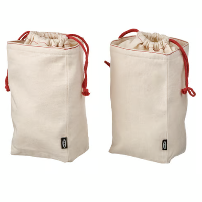 IKEA GULLRISMOTT Food storage bag, for dry goods, 3.3 l (Set of 2)