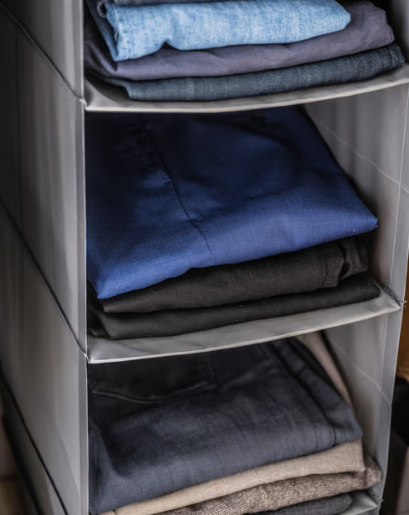 IKEA SKUBB Storage 6 Compartments Dark Grey 35x45x125 cm