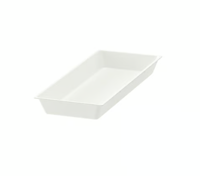 IKEA UPPDATERA White Utensil Tray 20x50 cm