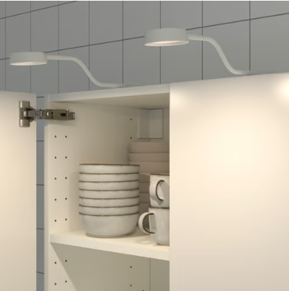 Ikea Ytberg LED Cabinet Lighting White Dimmable