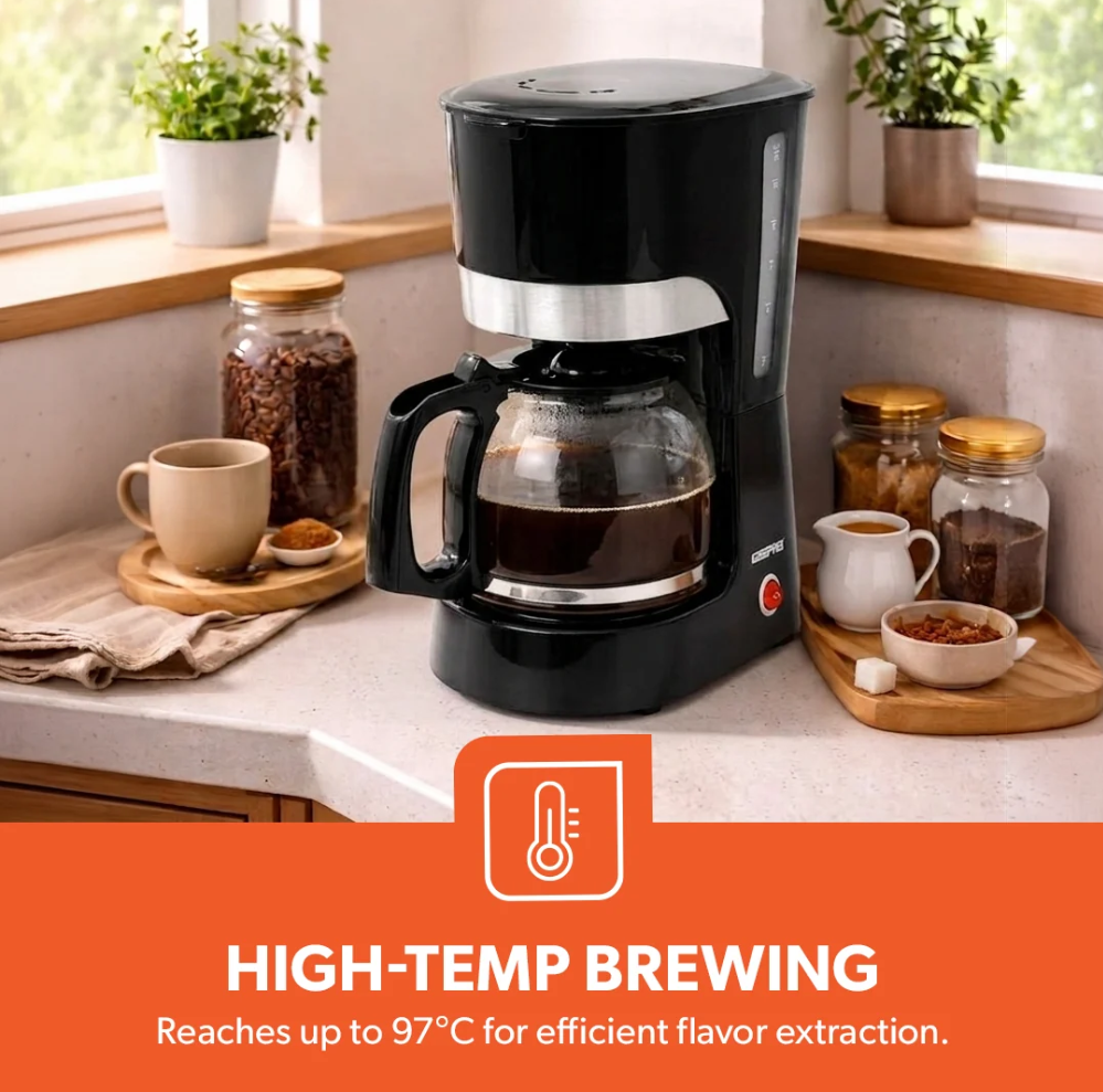 Geepas GCM6103 Coffee Maker 1.5L