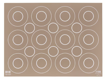 IKEA BAKTRADITION Baking mat, beige, 41x31 cm