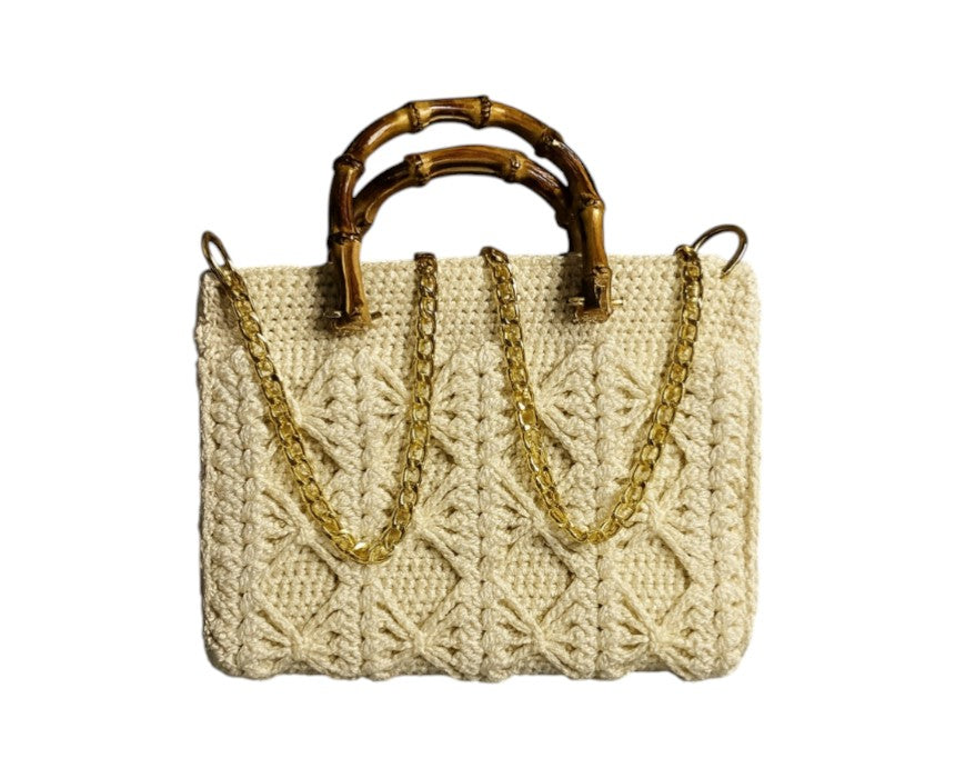 Off-White Diamond Stitch Bag