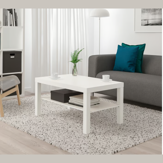 IKEA LACK Coffee Table 90x55 cm White