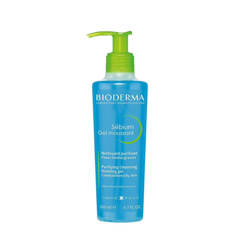 Bioderma Sebium Purifying Foaming Gel Pump 200 ml